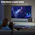 Photo 1 of 100W 28-inch Bluetooth 5.3 Sound Bar with HDMI, Home Theater Surround Sound System with Built-in Subwoofer for Smart TV with Remote, Brushed Finish Gray