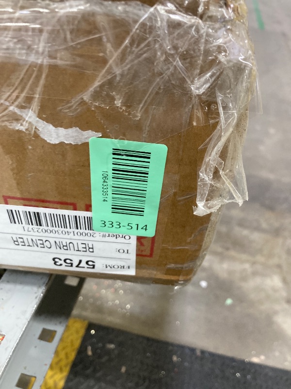 Photo 1 of ***MISSING HARDWARE**UBesGoo 4-Drawer Dresser Pure White with Metal Handles Bedside Night Stand Bedroom, White