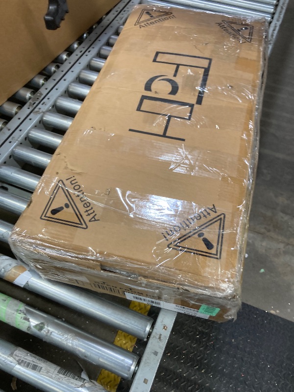 Photo 1 of ***MISSING HARDWARE**UBesGoo 4-Drawer Dresser Pure White with Metal Handles Bedside Night Stand Bedroom, White