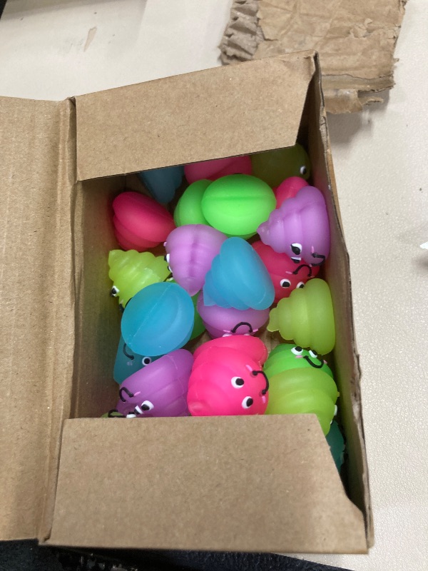 Photo 1 of ***MISSING PIECES -SELLING AS IS)*** Leyndo 22 Pcs Luminous Small Poop Figures Bulk Glow in The Dark Fake Poop Toys for Prank Hide and Seek Goodie Bags Stuffers Party Favors Prizes Interactive Gag Gifts
