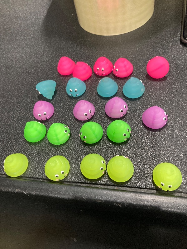 Photo 1 of ***MISSING PIECES -SELLING AS IS)*** Leyndo 22 Pcs Luminous Small Poop Figures Bulk Glow in The Dark Fake Poop Toys for Prank Hide and Seek Goodie Bags Stuffers Party Favors Prizes Interactive Gag Gifts