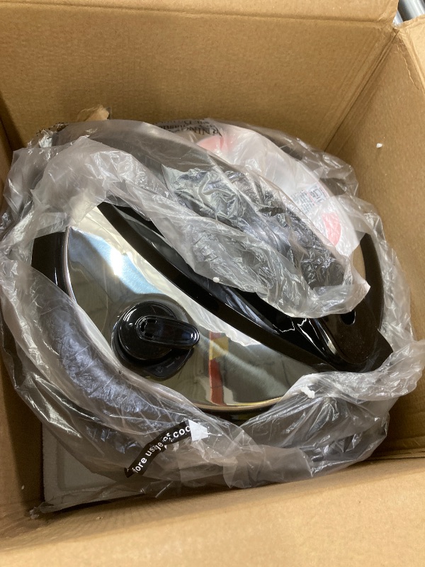 Photo 1 of ***HANDLE IS BROKEN AS PICTURED***Bluebow 6.5 Quart Electric Pressure Cooker, 11-in-1 Multi Cooker Rice Cooker Slow Cooker Sauté Steamer, Stainless Steel***HANDLE IS BROKEN AS PICTURED***