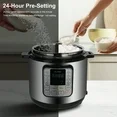 Photo 1 of ***HANDLE IS BROKEN AS PICTURED***Bluebow 6.5 Quart Electric Pressure Cooker, 11-in-1 Multi Cooker Rice Cooker Slow Cooker Sauté Steamer, Stainless Steel***HANDLE IS BROKEN AS PICTURED***