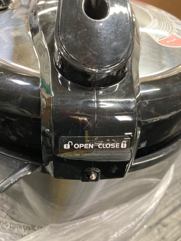 Photo 1 of ***HANDLE IS BROKEN AS PICTURED***Bluebow 6.5 Quart Electric Pressure Cooker, 11-in-1 Multi Cooker Rice Cooker Slow Cooker Sauté Steamer, Stainless Steel***HANDLE IS BROKEN AS PICTURED***