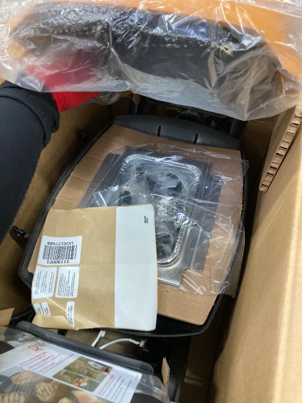 Photo 1 of ***GRILL PLATE IS MISSING****Weber Q 1200 Portable Single Burner Propane Gas Grill, Orange***GRILL PLATE IS MISSING****