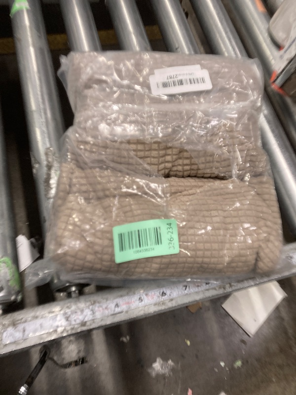 Photo 1 of ***MISSING ONE -SET OF 3 ONLY -SELLING AS IS*** NORTHERN BROTHERS Dining Chair Covers Seat Parson Chair Slipcover for Dining Room Set of 3, Khaki