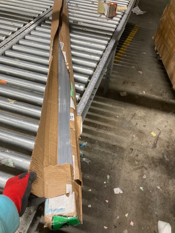 Photo 1 of **It's used, it's unknown if any parts are missing, and it's unknown if it works 10***M-D Building Products 67109 72 in. Mill Aluminum Snap-on Sill Threshold Extender