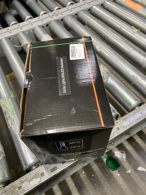 Photo 1 of **NOT ALL LIGHTS CONNECTED**JDGJYDS 98 Ft Ice Light for Outside, 900 LED Christmas Lights Outdoor Plug in, Christmas Ice Lighting with 8 Modes & Timer for Holiday, Party, Wedding, House, Patio, Outdoor Decor(Multicolor)