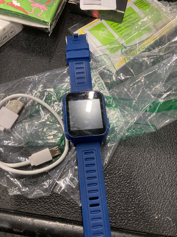 Photo 1 of ***SCREEN BROKEN***
Phyulls Smart Watch for Kids with 39 Games Alarm Clock, Touchscreen, Calendaring Camera Music Player Time Display Video & Audio Recording, Toys for 3-12 Years Old Boys