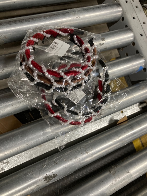 Photo 1 of  PACK OF 2  Treayes 3PCS Vintage High Cranium Artificial Pearl Hairband, 2025 New Elegant Pearl Headbands for Women Girls, Decorative Hair Bands Fashion Hair Accessories Gifts