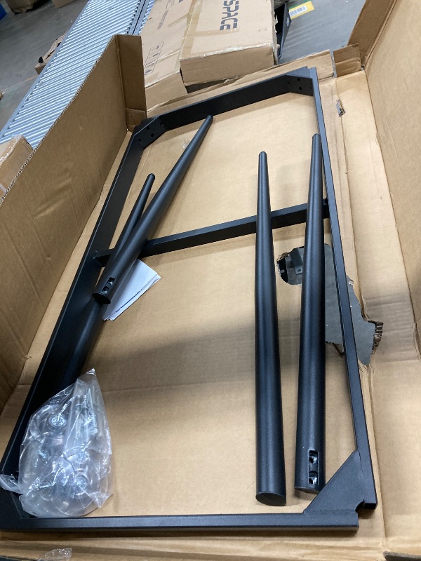 Photo 1 of ******MISSING PARTS
Sintered Stone Dining Table, 55.1" Modern Faux Marble Kitchen Table, Grey Rectangular Slate Patio Table with Metal Legs, Indoor Outdoor Stone Dining Table for Patio, Backyard, Scratch