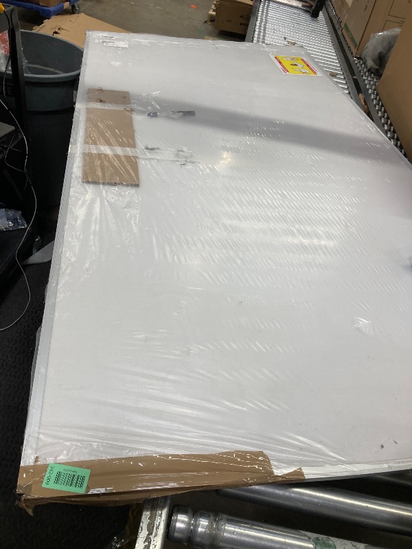 Photo 1 of **HAS DENTS***VIZ-PRO Large Cork Bulletin Board, 96 X 48 Inches, Wall-Mounted Corkboard with Silver Aluminium Frame for School, Office, and Home 8' X 4'