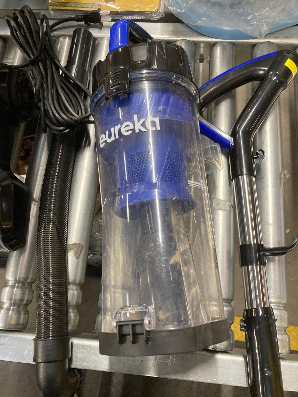 Photo 1 of ***DAMAGED, SELLING AS PARTS ONLY***  EUREKA Power Speed Lightweight Powerful Upright Vacuum Cleaner for Carpet and Hard Floor, Pet Turbo,
