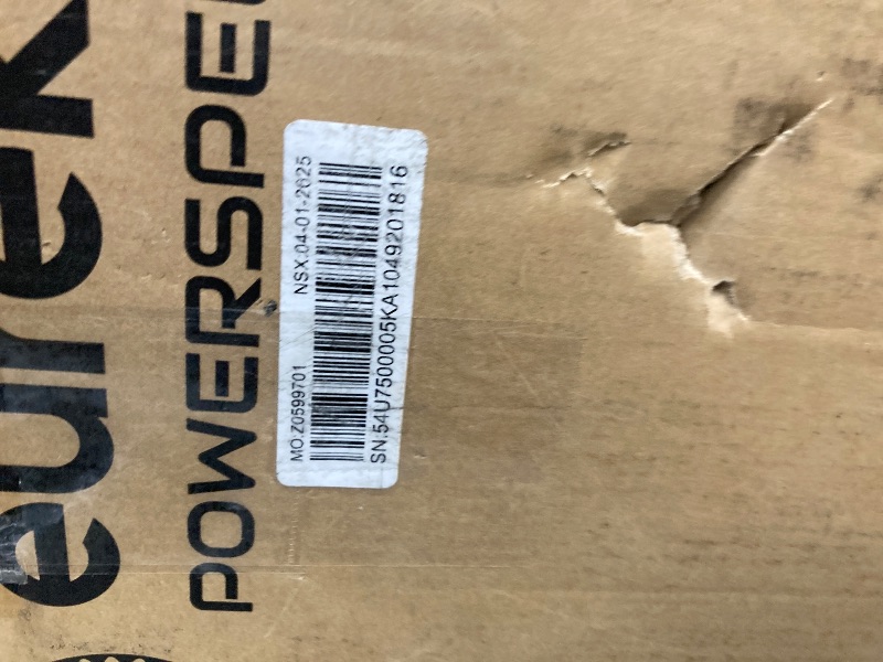 Photo 1 of ***DAMAGED, SELLING AS PARTS ONLY***  EUREKA Power Speed Lightweight Powerful Upright Vacuum Cleaner for Carpet and Hard Floor, Pet Turbo,