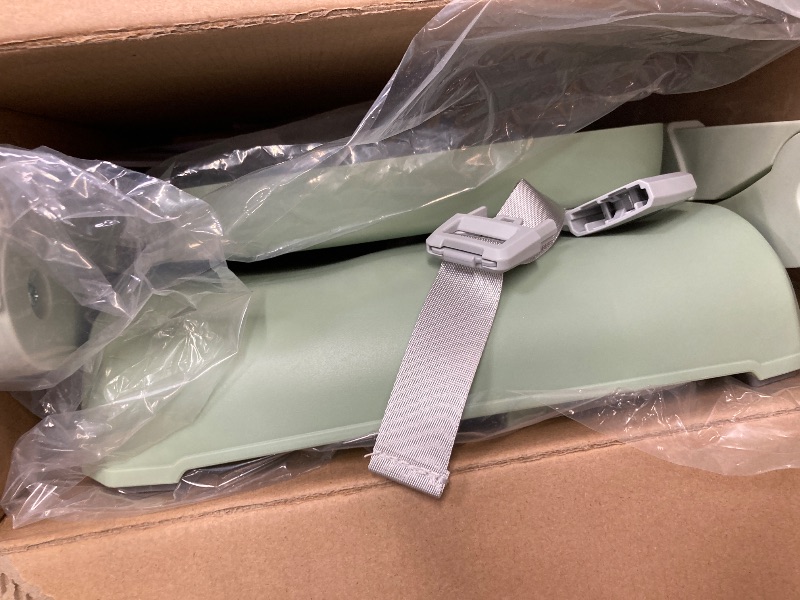 Photo 1 of **MISSING BOTH BOTTOM LEGS***Chicco Bento Booster 3-in-1 Portable Booster Seat for Table, Feeding Seat and Toddler Chair for Babies and Toddlers, for Children up to 50 lbs., Lightweight, Compact Fold | Sage/Green