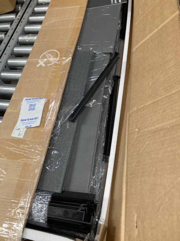 Photo 1 of **MISSING HARDWARE***ZUNMOS Fabric Dresser for Bedroom 9 Drawer, Grey