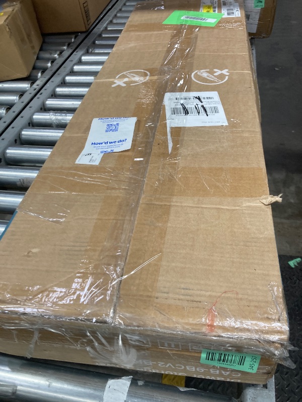 Photo 1 of **MISSING HARDWARE***ZUNMOS Fabric Dresser for Bedroom 9 Drawer, Grey