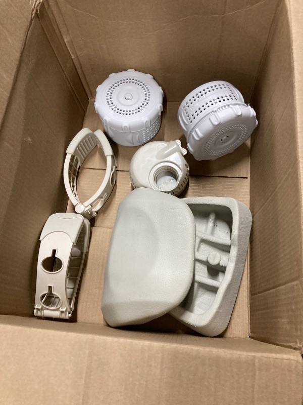 Photo 1 of ***MISSING PART -SELLING AS IS **** INTEX PureSpa Plus Greywood Deluxe 4 Person Inflatable Spa w/ Jets