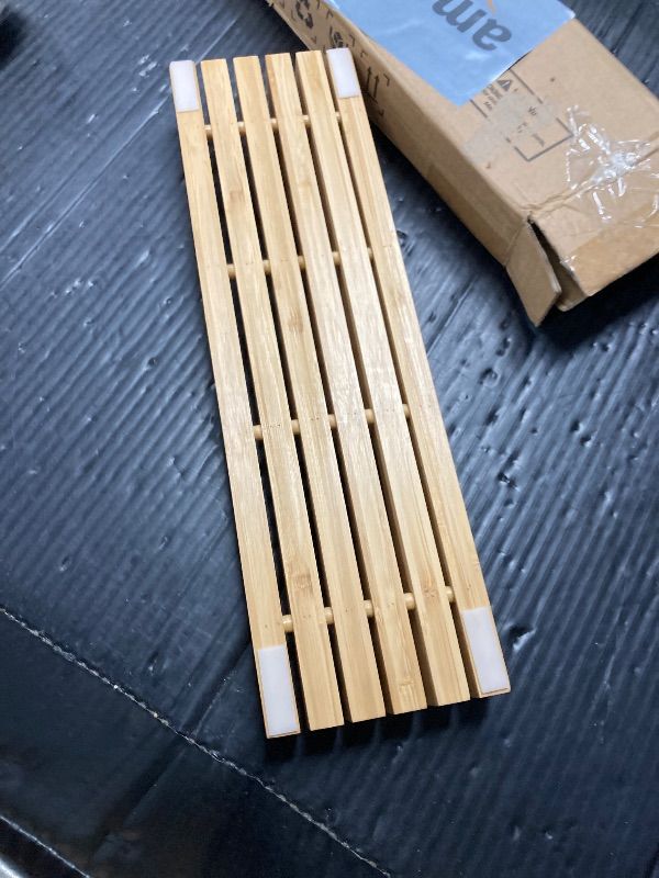 Photo 1 of ***KNIVES NOT INCLUDED***In-Drawer Knife Block Organizer - Bamboo Wood Drawer Knife Organizer-Protecting Knife Organizer Block (Not Included) (Natural, 11 Knives Dock)***KNIVES NOT INCLUDED***