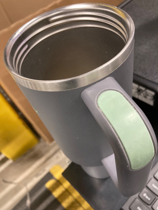 Photo 1 of ***MISSING PARTS -NO LID, NO STRAW*** STANLEY Quencher ProTour 40 oz |Handle | Cup Holder Compatible for Travel | Insulated Stainless Steel Cup | BPA-Free | Black Fade