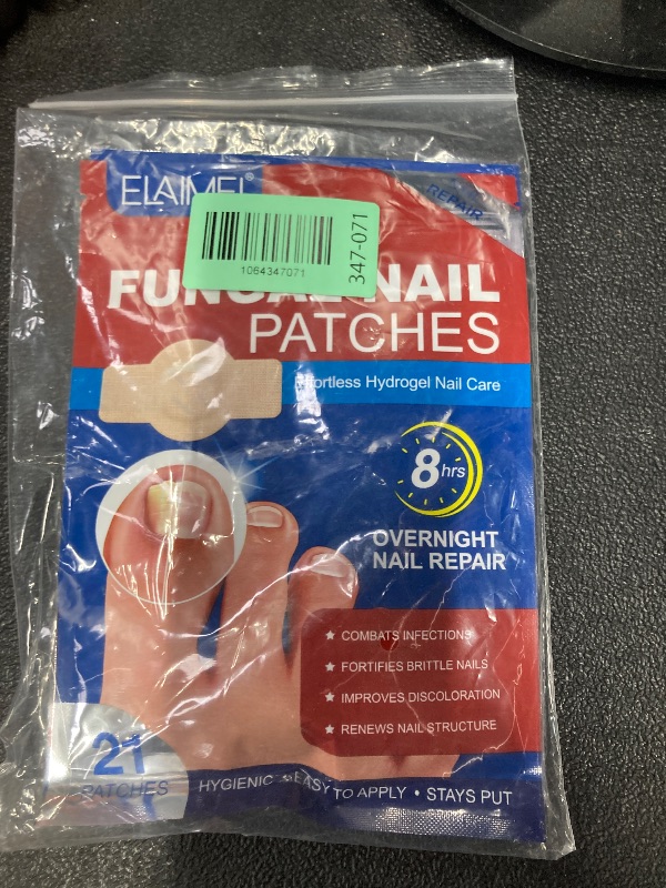 Photo 1 of Nail Patches-21 Patch Toenail Treatment Extra Strength Renewal Nail Pacthes for Damaged, Discolored, Yellow, Thick, Brittle Toenails 8-Hour Overnight Repair, Breathable & Hypoallergenic