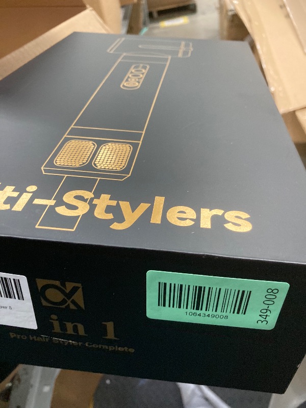 Photo 1 of ***USED*** Hair Dryer Brush 7 in one, Detachable Fast Drying, Volumizing, Curling, Straightening, Ionic Hair Dryer with Diffuser, Powerful Blow Dryer Brush with Auto- Wrap Curler