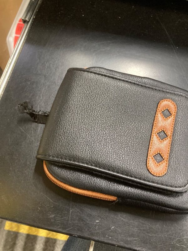 Photo 1 of ***DAMAGE O-RING MISSING*** LZFAN Golf Rangefinder Case Premium Leather for Bushnell Callaway Waterproof Universal Range Finder Carry Bag for Most Brands Rangefinders Magnetic Close