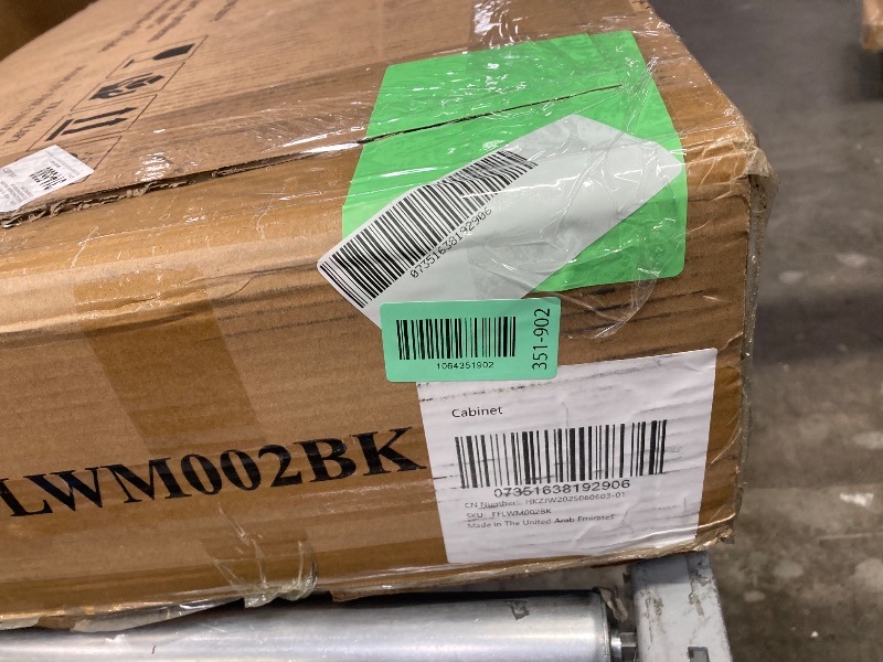 Photo 1 of ***BOX 2 OF 2***MISSING B0X 1 OF 2 -SELLING AS INCOMPLTE PARTS ONLY*** 4 Drawers Dresser Bedside Night Stand for Bedroom, Closet, Entryway, Hallway, Black