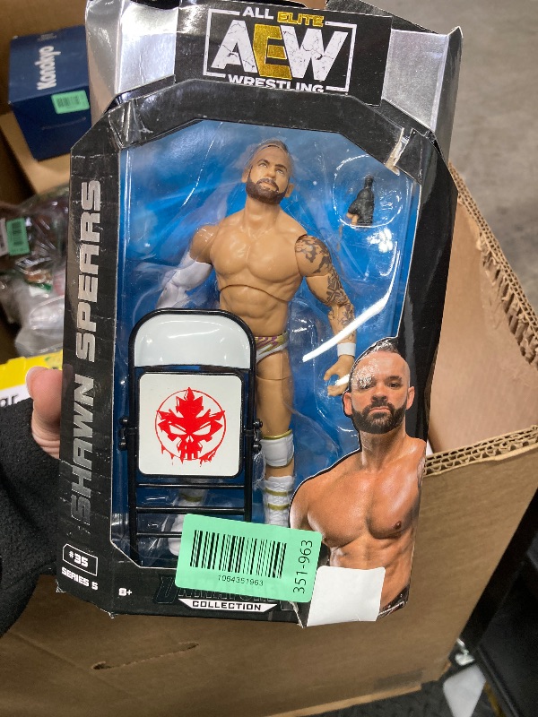 Photo 1 of **PACKAGE HAS DAMAGE***AEW Shawn Spears Unmatched Collection Series 5 Action Figure