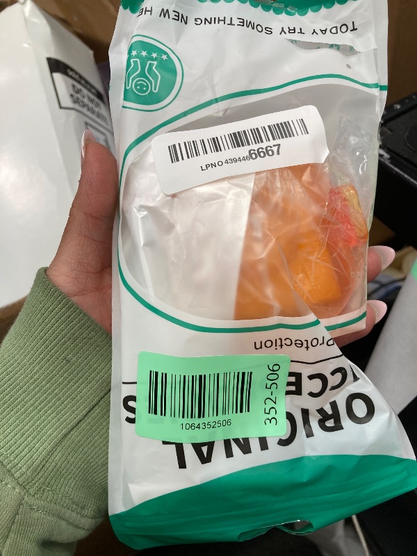 Photo 1 of [Upgrade Secure Lock] for Beats Powerbeats Pro 2 2025 Case Cover with Cleaner Kit, AGENTNANO Clear TPU Shockproof Protective Cover with Beats Powerbeats Pro 2 Charging Case with Carabiner-Clear Orange