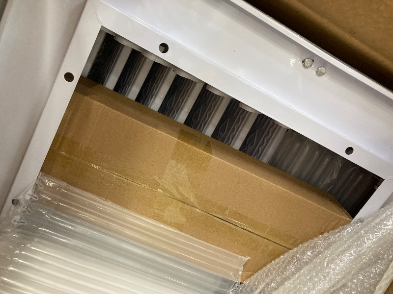 Photo 1 of 10 Steps Attic Stairs,Wall Mounted Folding Loft Ladder,Retractable Collapsible Stairs,Extension Steps Ladder with Armrests,Telescoping with Pulldown System (White, Step 10)