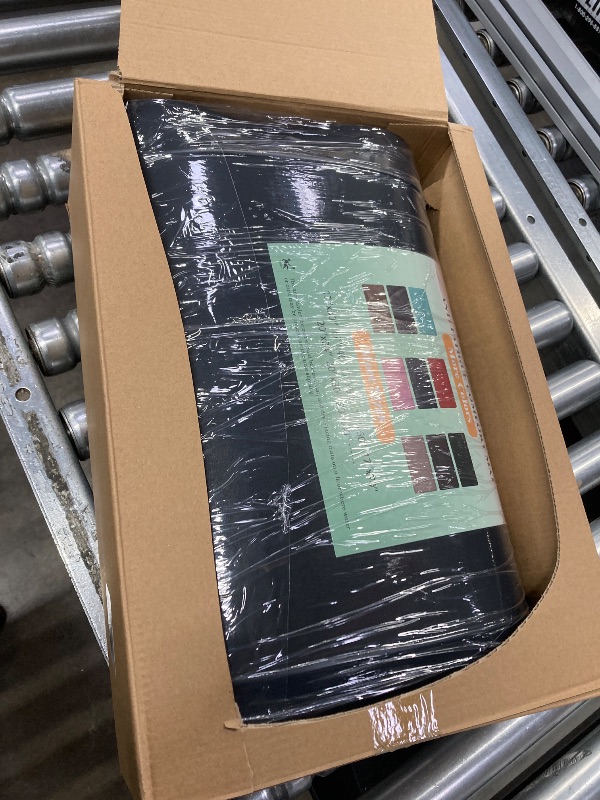 Photo 1 of 1" Extra Thick Anti Fatigue Floor Mat 17" W x 60" L,Kitchen Mat, Standing Desk Mat,140D Advanced PU Foam Ergonomic Comfort at Home, Office, Garage, Sink (Black)