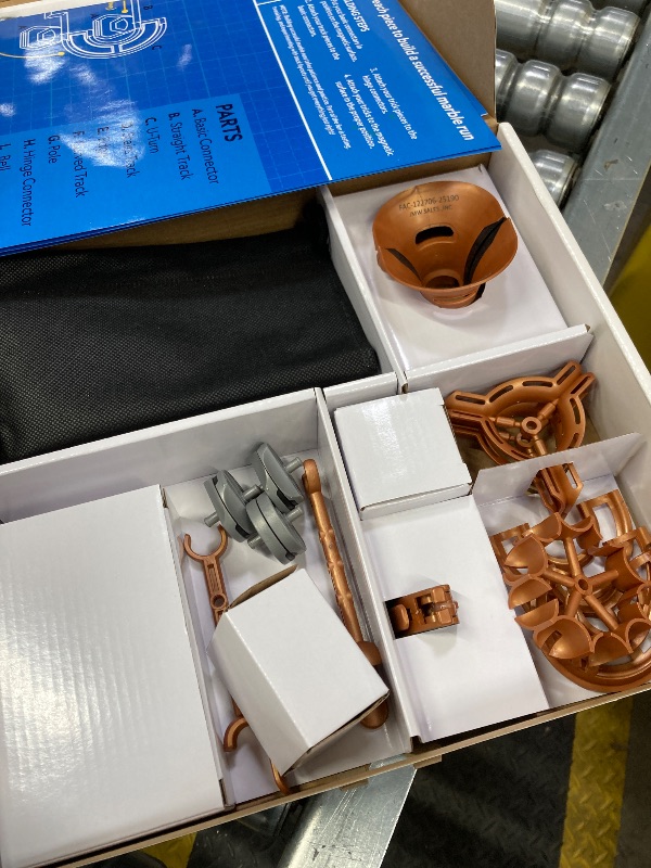 Photo 1 of ***MISSING PIECES SELLING AS PARTS ONLY*** National Geographic Magnetic Marble Run STEM Building Set for Kids & Adults with Magnetic Track & Trick Pieces & Marbles for Building A Marble Maze, STEM Project