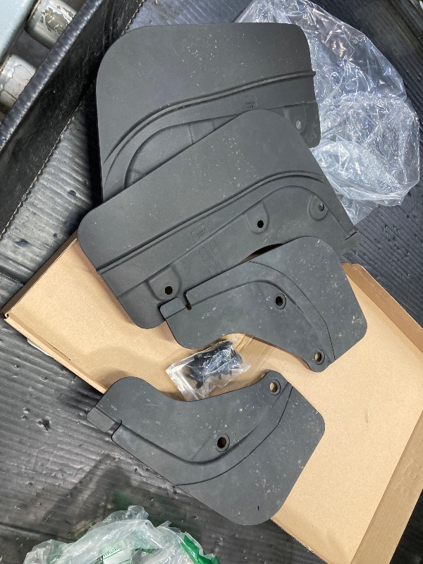 Photo 1 of ***NOT DAMAGED BUT DIRTY...YES*** Mud Flaps for 2025 2026 Tesla Model Y Juniper Accessories– No-Drill Hidden Mount, All-Weather Splash Guards***NOT DAMAGED BUT DIRTY...YES***
