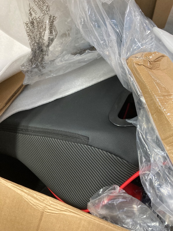 Photo 1 of ***MISSING PARTS -SELLING AS IS **** Seenda GCPro-10 Gaming Chair, Big and Tall Video Game Chair with Footrest, High Back Ergonomic Computer Desk Chair Height Adjustable with Headrest and Lumbar Support ***BOX RIPPED/TORN)***