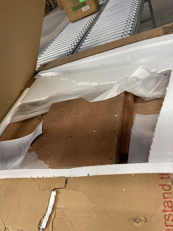 Photo 1 of **BOX 1 OF 2 ONLY/INCOMPLETE SET/TABLE TOP ONLY/NO BASE***CHRISTOPHER KNIGHT HOME OVAL EXTENDABLE DININGTABLE TOP