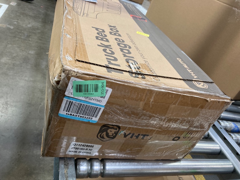 Photo 1 of **LOCK DOES NOT WORK**YHTAUTO Truck Bed Storage Tool Box Lockable Compatible with 2019-2025 Ram 1500 Pickup, Passenger Side, Will Not Work with RamBox & Classic Model, Swing Waterproof Wheel Well Toolbox