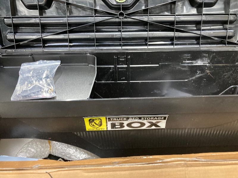 Photo 1 of **LOCK DOES NOT WORK**YHTAUTO Truck Bed Storage Tool Box Lockable Compatible with 2019-2025 Ram 1500 Pickup, Passenger Side, Will Not Work with RamBox & Classic Model, Swing Waterproof Wheel Well Toolbox