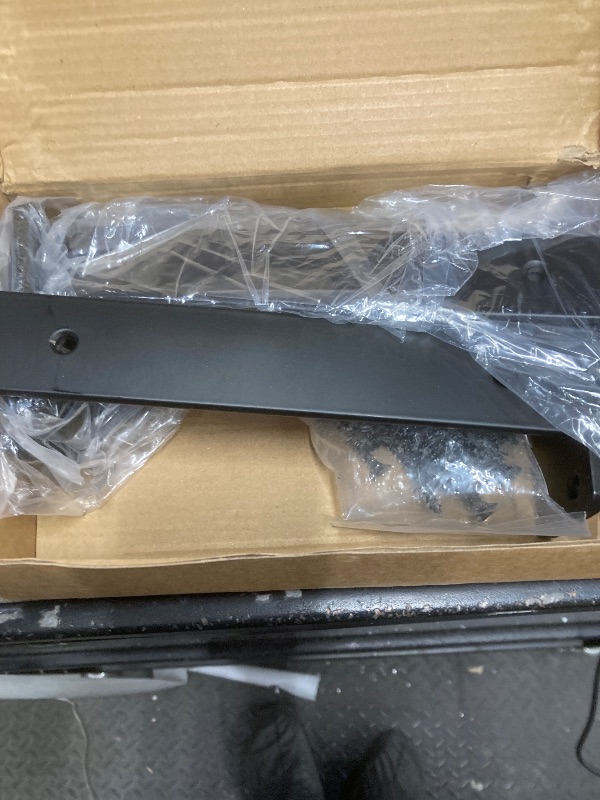 Photo 1 of 12 Pack - 8 inch Black Hidden L Shelf Bracket (1/5 Inch Thicked) Iron Floating Shelf Brackets Rustic Industrial Metal Brackets for Shelf Support