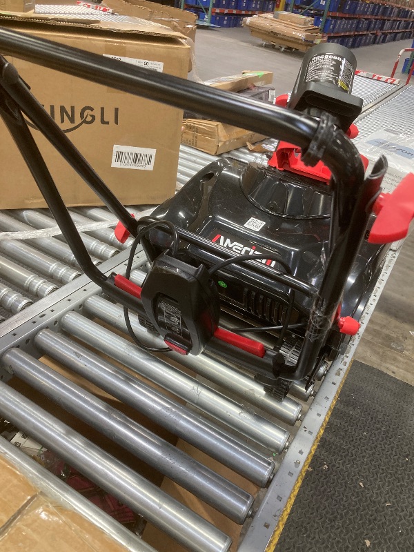 Photo 1 of **NO BOX**AMERISUN 18-Inch Electric Snow Blower, 30 FT Throw Distance, 15-Amp Corded Snow Thrower, 2200 RPM Motor, Lightweight Snow Removal Machine for Driveway,...
