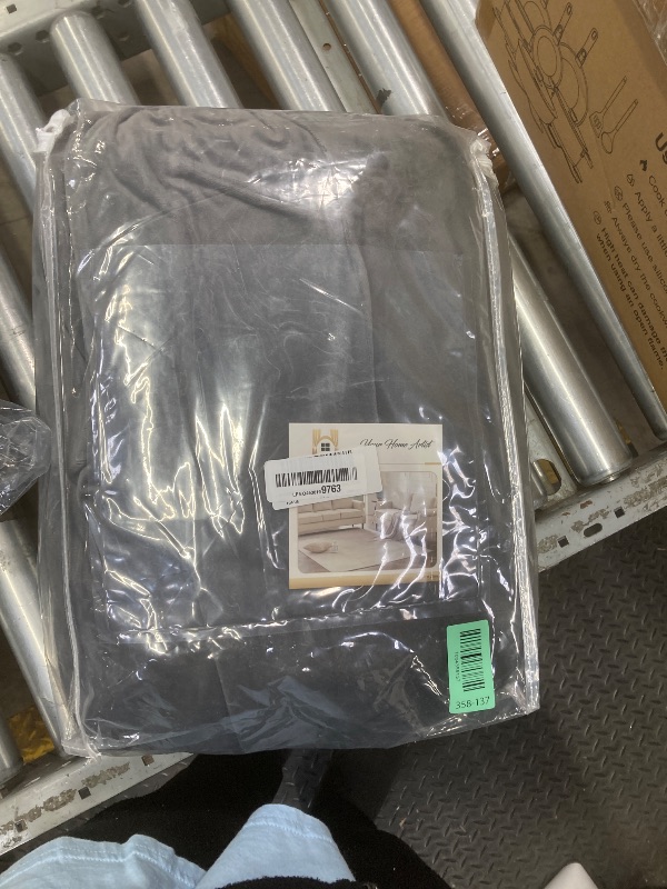 Photo 1 of 2 CUSHION COVERS MISSING




H.VERSAILTEX Real Velvet Plush 3 Piece Stretch Sofa Covers Couch Covers for 2 Cushion Couch Sofa Slipcovers Width Up to 90 Inch Feature Thick Soft Stay in Place (Large Sofa, Grey)