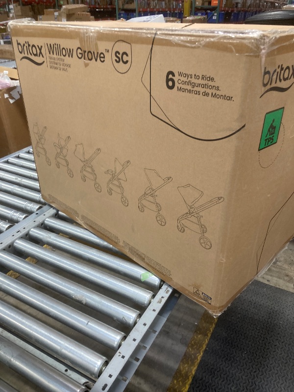 Photo 1 of ***Selling for parts only***Britax Willow Grove SC Baby Travel System, Infant Car Seat and Stroller Combo with Alpine Base, Click Tight Technology, Safe Wash, Pin dot Iris