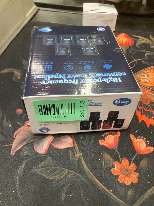 Photo 1 of 2025 Upgraded Ultrasonic Repeller & Insect Indoor Repeller, Ultrasonic and Repellent for Roach, Rodent, Mouse,Bugs,Mice,Spider,Ant,Electronic Plug in Pest Control,2 Mode Switching,6 Packs