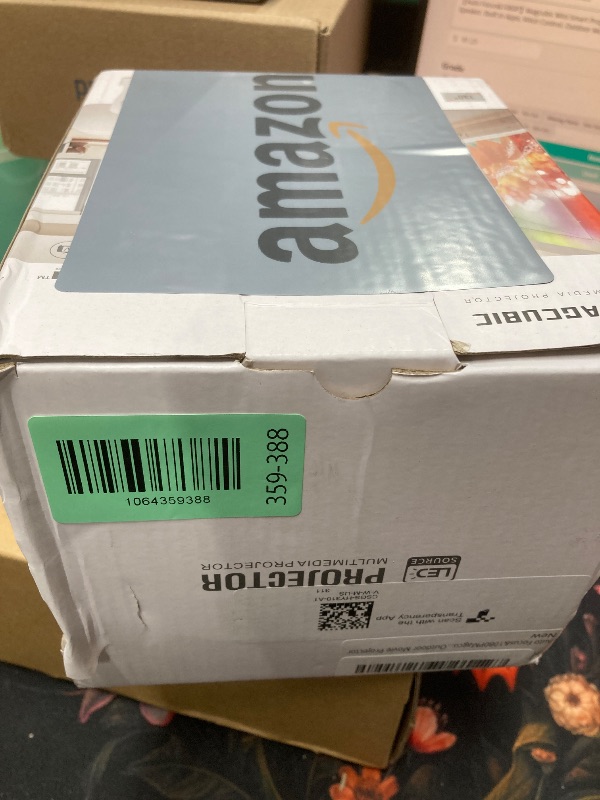 Photo 1 of ?Auto Focus&1080P?Magcubic Mini Smart Projector with 4K Support, Portable Projector with Wifi and Bluetooth, 5W Speaker, Built in Apps, Voice Control, Outdoor Movie Projector