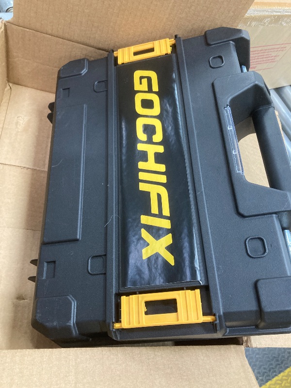 Photo 1 of *Minor Scratches* Laser Level,GOCHIFIX 16 Lines 4x360° Green Cross Laser Level Self Leveling with Tripod,Rotating Bracket,Remote Control,Lifting Platform,Rechargeable Battery and Storage Box
