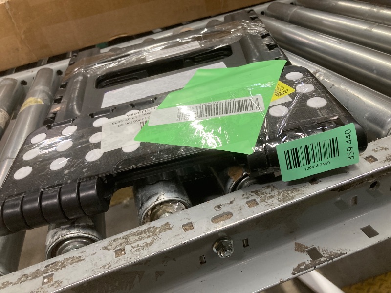 Photo 1 of *Small scratches/scuff marks* ACSTEP Folding Step Stool 13'' Tall Step Stool Plastic Step Stools with Non-Slip Surface - Black
