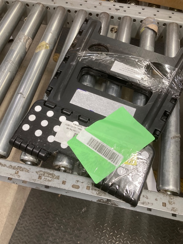 Photo 1 of *Small scratches/scuff marks* ACSTEP Folding Step Stool 13'' Tall Step Stool Plastic Step Stools with Non-Slip Surface - Black
