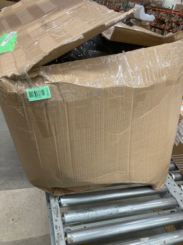 Photo 1 of *Tape marks/scuff marks* Black Leather 4 piece chair set