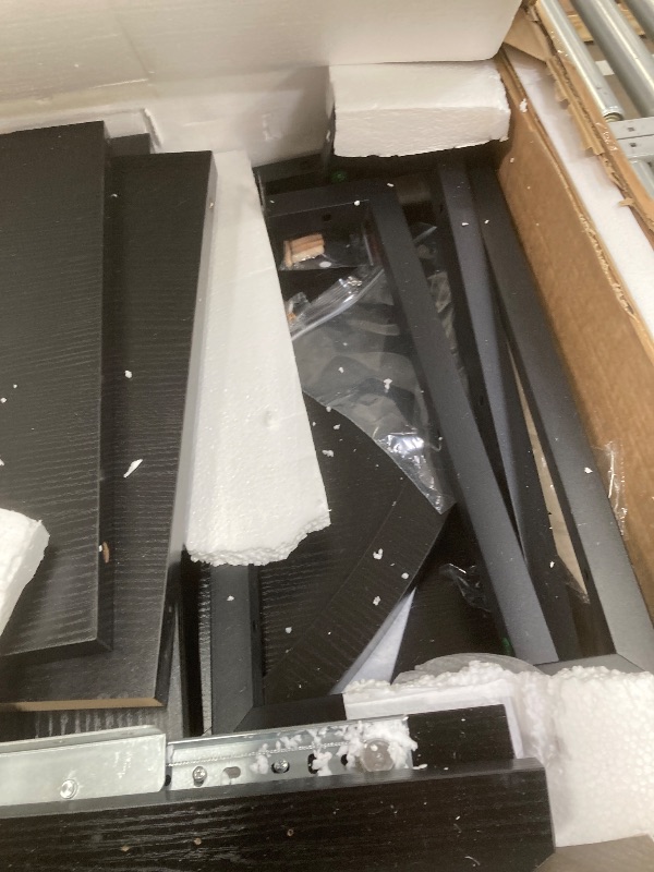 Photo 1 of *Chipped/scratches* iPormis 59" Extendable Round Dining Table for 6, Modern Kitchen Table with Sturdy Wooden Base, Dining Room Table with Thickened MDF Board, Perfect for Small Space, Black
