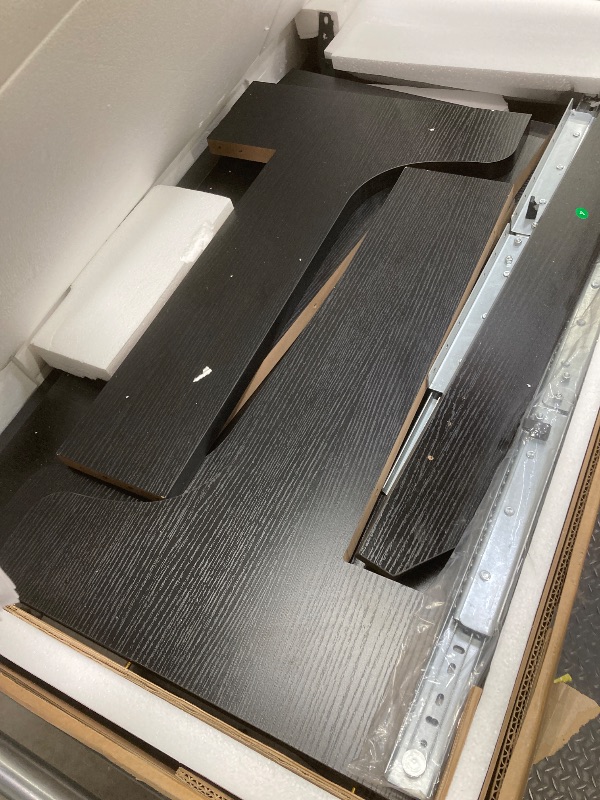 Photo 1 of *Chipped/scratches* iPormis 59" Extendable Round Dining Table for 6, Modern Kitchen Table with Sturdy Wooden Base, Dining Room Table with Thickened MDF Board, Perfect for Small Space, Black
